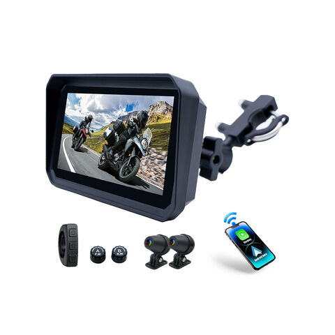 Pantalla Inteligente Portátil para Motocicleta CarPlay 4G con Cámara Dual, BT, WiFi, Android Auto, Pantalla Táctil de 5"/6"/7"/8", IP68 a prueba de agua para OEM/ODM for sale at factory direct price