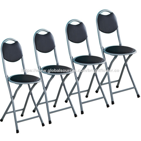 Cadeira Dobrável Colorida de Novo Design para Sala de Reuniões, Banqueta para Escritório em Casa, Jardim, Festa, Escritório, Atacado, Cadeira Dobrável de Metal