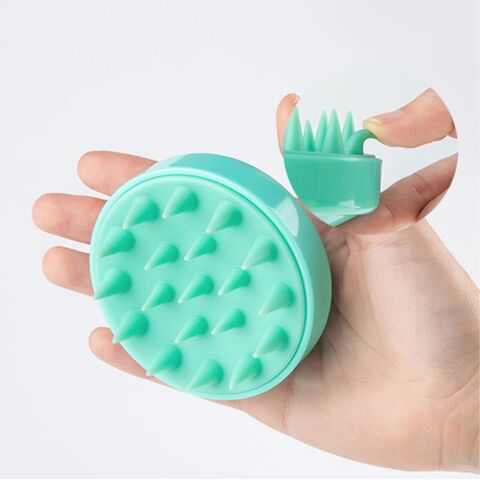 Root Comb Applicator Bottle and Scalp Massager Shampoo Brush Hair Coloring Dye for Home Salon Comb Applicators (purple)