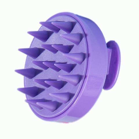 Fashionable Silicone Shampoo Brush with Scalp Massage Feature Hair Washing Comb and Bath Spa Scalp Massager