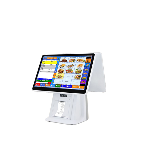 15.6 Inch Dual Screen Checking Counter Pos All In One Pos Machine For ...