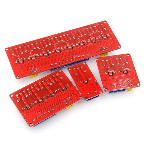 Módulo de Relé de 8 Canais com Optoacoplador em Placa Vermelha OEM/ODM 5V 12V 24V for sale at factory direct price