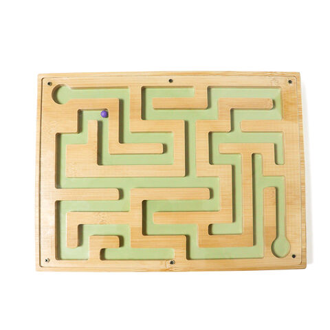 Frühkindliches, intelligentes Kinderspielzeug, modern, langlebig, wiederverwendbar, Kindergeschenk, Natur-Bambus-Holzlabyrinth, Puzzlespielzeug, Handwerk for sale at factory direct price