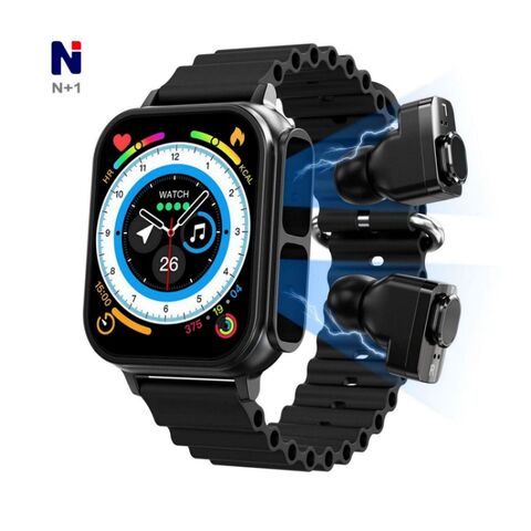 Montre Connectée avec Oxymètre de Pouls et Écouteurs TWS, Bracelet Intelligent NJH04 pour Supermarchés - Fournisseur de Confiance