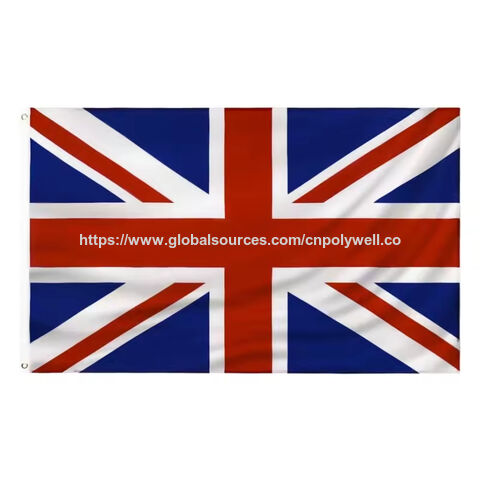 Bandera Nacional de poliéster 100D de 3*5 pies para exteriores de todos los países, con la bandera del Reino Unido, en oferta for sale at factory direct price
