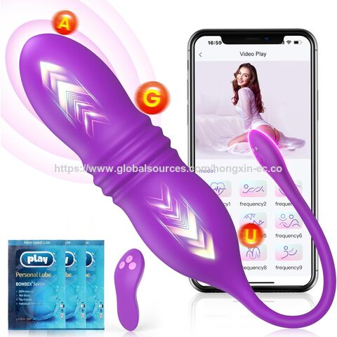 Wearable Thrusting Vibrator, Sex Toy For Women Vibrators With Remote  Control & App Sex Toys For Female Couples