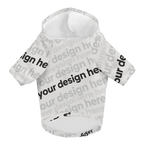 Sudadera con capucha prémium para mascotas con impresión personalizada al por mayor, abrigo, ajuste ajustable, ropa para mascotas POD, ropa de abrigo y cómoda para exteriores for sale at factory direct price