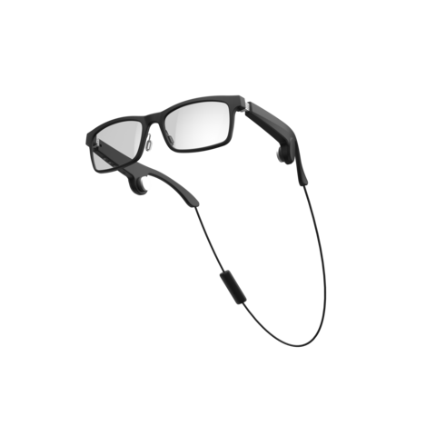 2025 new design bone conduction hearing aid glasses for deaf for sale at factory direct price