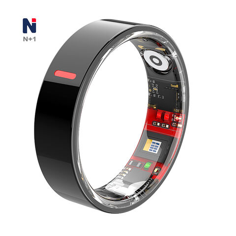 Preiswerter Schlafmonitor NYJ07 5ATM Wasserdichter Smart Ring mit Multi-Sport-Modi HRV für Fitbit for sale at factory direct price