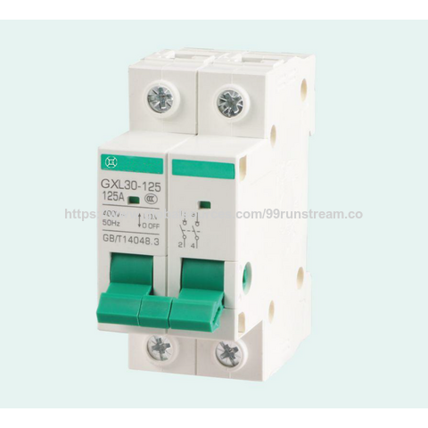 GXL30-125 MCB AC 1P 2P 3P 4P 125A disjoncteur petit sectionneur for sale at factory direct price