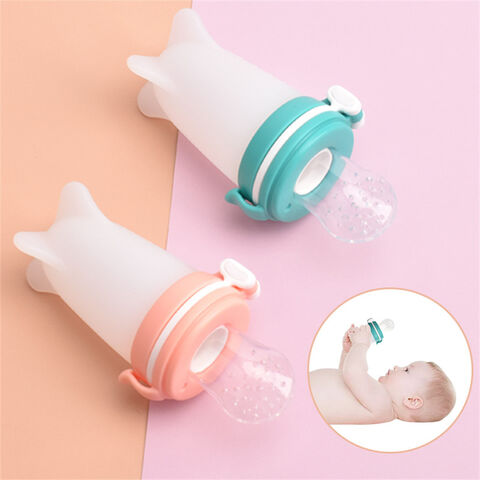 Entraînement à la poussée dentaire, jetable, sûr, silicone, intelligent, mignon, biberon, cuillère d'alimentation pour bébé