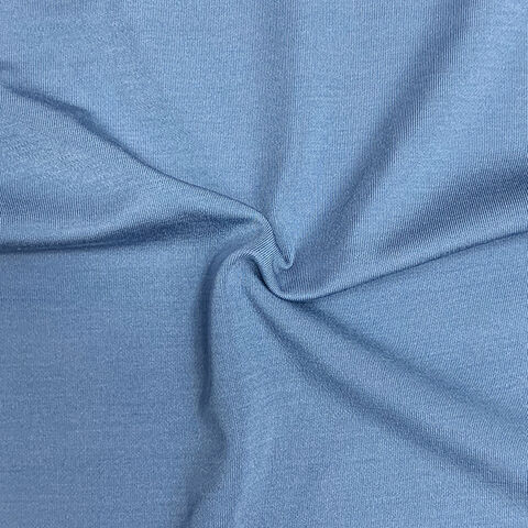 Tissu tricot modal doux à coupe franche 86 % modal 14 % élasthanne pour sous-vêtements et t-shirts for sale at factory direct price