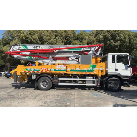 Fabricant Chinois de Machines de Construction, Camions Pompes à Béton Mobiles HB37V for sale at factory direct price