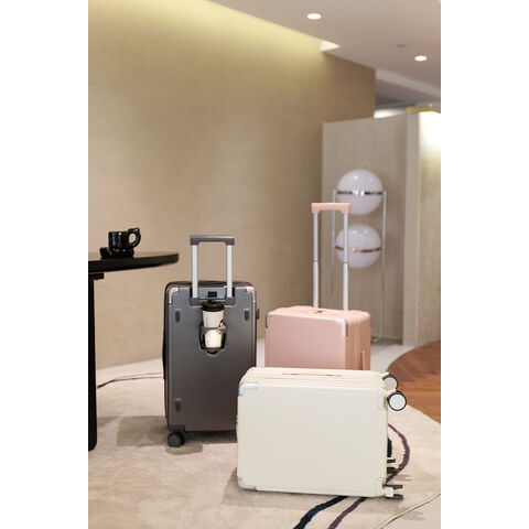Maleta Rígida con Cremallera y Capa Expandible para Viajeros - Equipaje de Policarbonato con Ruedas en Varios Colores for sale at factory direct price