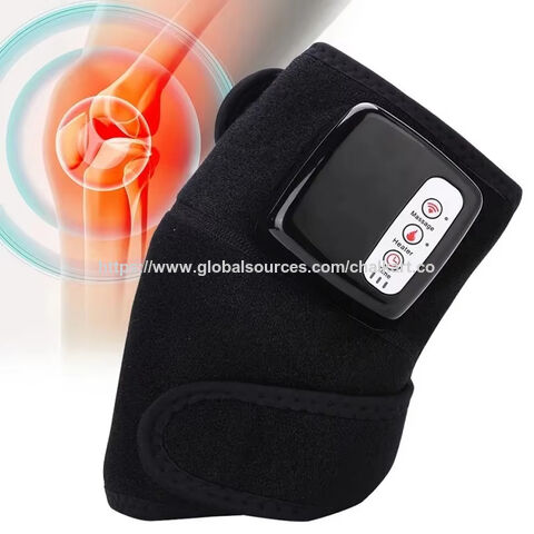 Masajeador de rodilla con compresión caliente, masajeador térmico inalámbrico portátil, cinturón de masaje, regalo para el cuidado de la salud de rodilla para padres for sale at factory direct price