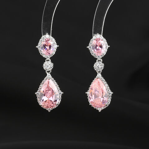 SISSLIA Brincos Longos de Noiva com Cristais Waterdrops Elegantes e da Moda para Mulheres, Brincos de Declaração para Casamentos, Acessórios de Joalheria
