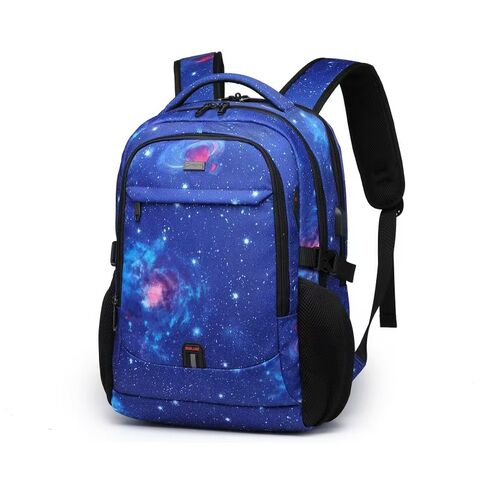 17-Zoll-Laptop-Rucksack für Reisen, wasserabweisender College-Rucksack für Herren/Damen, Laptoptasche mit USB-Ladeanschluss, Schwarz for sale at factory direct price