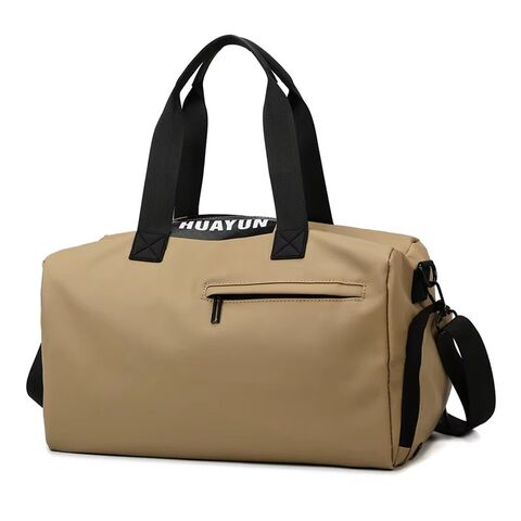 Sac de Voyage de Sport Portable Oxford Renforcé Séparation Sec/Humide Compartiment à Chaussures Indépendant Fermeture Éclair Bandoulière Confortable