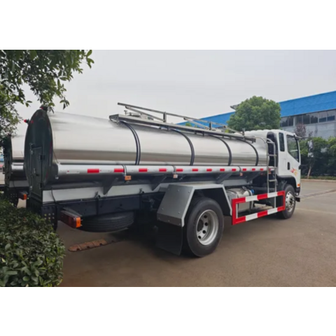 FAW 4X2 Camion Citerne de Transport de Lait Frais 6,5 m3 avec Contrôle de Température pour Fermes Laitières, Entreprises de Boissons et Fournisseurs de Restauration