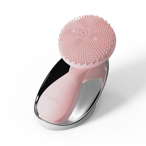 IPX7 Tahan Air Mini Kecantikan Isi Ulang Kustom Rumah Facial Cleaning Brush Set Sikat Wajah Elektrik Silikon Pembersih