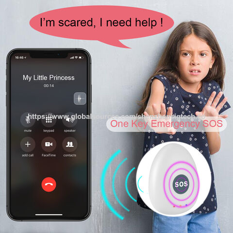 OEM 4g gps tracker sos panic button real time gps +wifi+lbs positioning sos emergecy call one key SOS tracker for kids and elderly for sale at factory direct price
