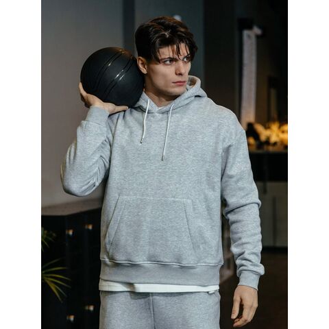 Benutzerdefinierte hochwertige Herren-Hoodies im Großhandel mit lockeren Kapuzen und geprägten Säumen for sale at factory direct price
