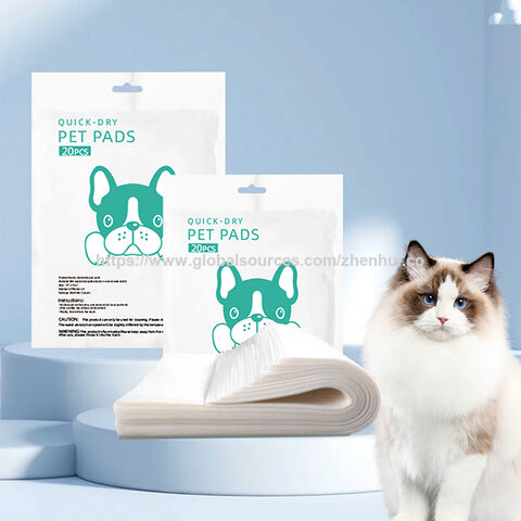 Papel absorbente desechable para orina de mascotas, papel absorbente grueso, herramienta de limpieza de pañales de secado rápido, papel absorbente para perros y gatos for sale at factory direct price
