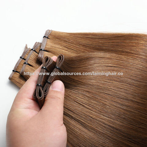Extensions de Cheveux Russes/Chinois de Qualité Supérieure, Cuticules Intactes, Durée de Vie 18 Mois, Vente Directe Usine - Qualité Premium for sale at factory direct price