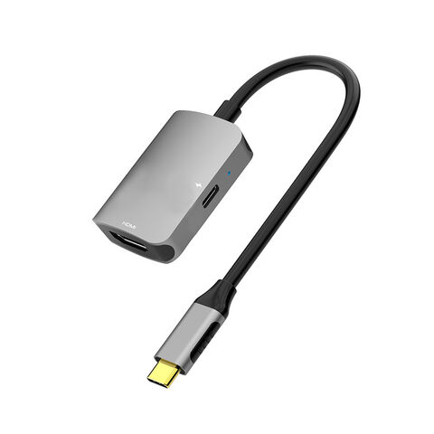 High Refresh 8K60Hz 48Gbps USB-C auf HDMI 2.1 Adapter mit 140W PD-Ladefunktion für MacOS Windows