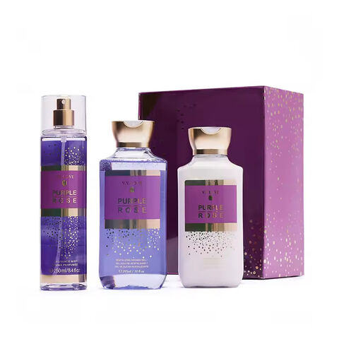 Luxury Original 3pcs 236ML Body Lotion 295 ML Wash 250ML Bodyworks Mist Perfume Bath Gift Set for Women for sale at factory direct price