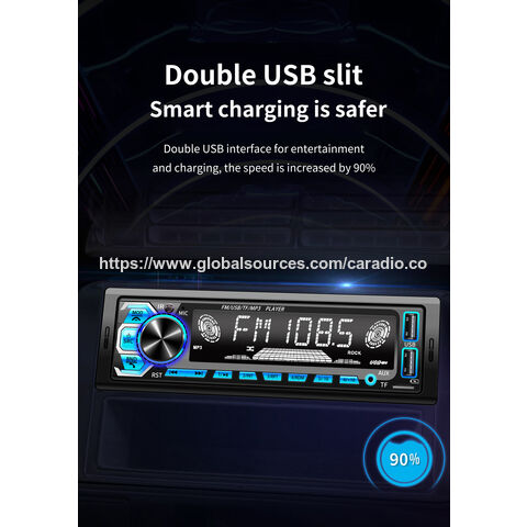 OEM ODM Autoradio FM haute puissance à charge rapide avec kit mains libres BT pour utilisation en voiture