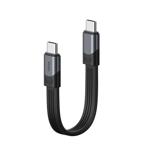 ODM, OEM, fábrica, cable USB 4 Gen 3, cable corto, cable de alta velocidad, PD100W, 40Gbps, 8K 60Hz, el compañero perfecto para energía portátil for sale at factory direct price