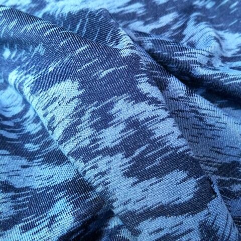 Tecido de malha jacquard 94/6 PET reciclado/elastano for sale at factory direct price