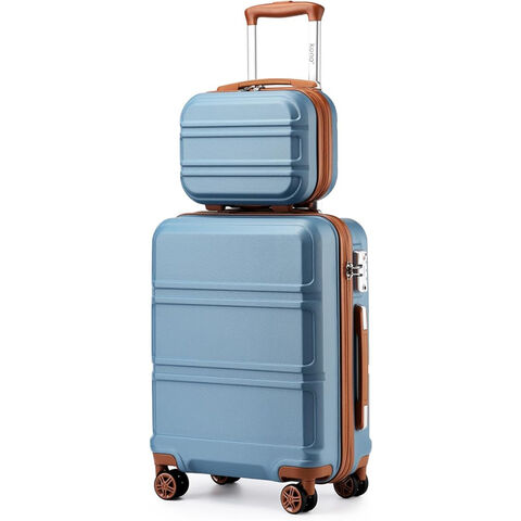 Mala ABS de 20 polegadas com nécessaire de 12 polegadas, leve, aprovada por companhias aéreas, mala de mão com trava TSA e rodas giratórias duráveis for sale at factory direct price