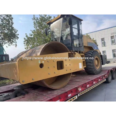 Weltmarke, neuer 22-Tonnen-Einzeltrommel-Straßenroller 522, Bodenverdichter mit Kabine for sale at factory direct price