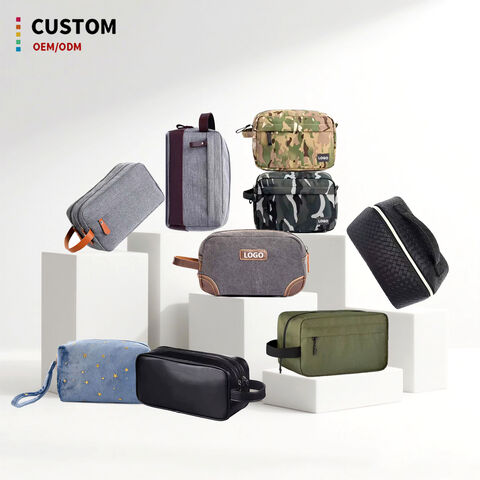 china luxury cosmetic toiletry travel bag Custom Logo Travel Checkered Men Hanging Small Professional Luxury Black  Leather Wash Toiletry Pouch Makeup Cosmetic Bag for Men - Travel Cosmetic  Bag and Portable Makeup Case price