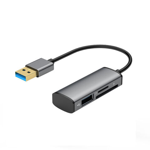 Lector de tarjetas USB A OTG con cable de extensión para tarjetas de memoria SD Micro SD for sale at factory direct price