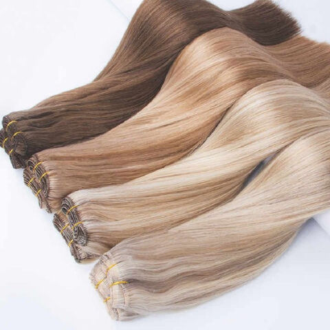 Vente en gros d'extensions de cheveux humains vierges vietnamiens de 24 pouces, mèches lâches ondulées et bouclées, extensions à bandes adhésives, prêtes à être expédiées for sale at factory direct price