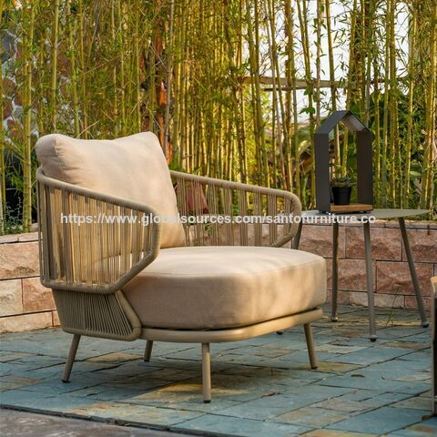 Canapé Modulaire d'Extérieur Tout Temps, Luxe, Moderne, en Forme de L, Imperméable, Mobilier de Jardin