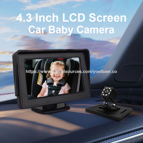 Moniteur de Voiture pour Bébé 4,3 Pouces avec Caméra de Siège Arrière et Vision Nocturne - Surveillance de Sécurité Infantile pour Enfants for sale at factory direct price