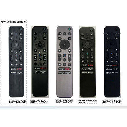 Controle Remoto RMF-TX800U para TV Sony Bravia com Controle de Voz, RMF-TX800P, RMF-TX900U, RMF-TX810P, MF-TX811U, RMF-TX811P