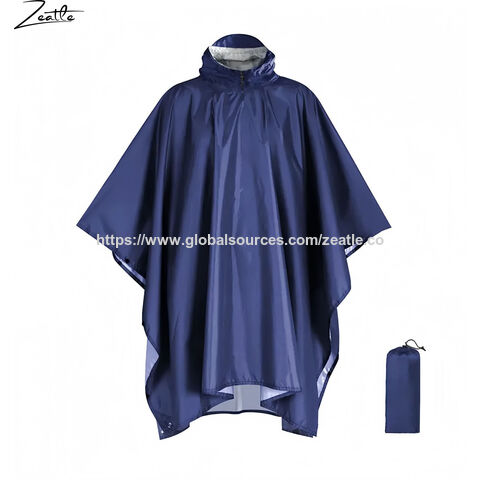 Proveedor Unisex Poncho de Lluvia con Capucha Impermeable para Adultos Mujeres