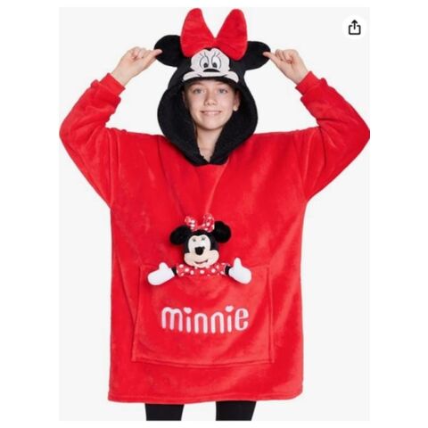 Manta con Capucha de Minnie Encantadora con Felpa para Niños - Ideal para Mayoristas for sale at factory direct price