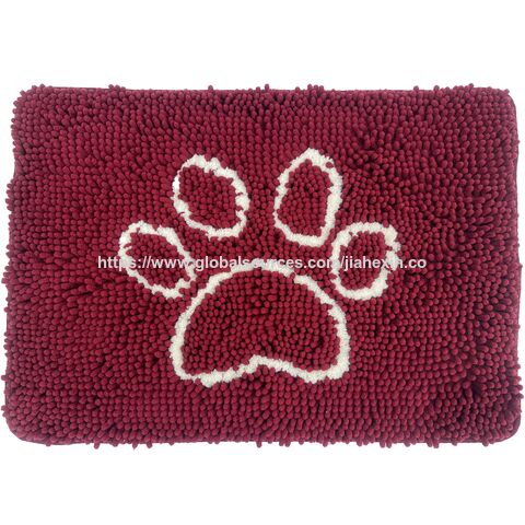 Fabricante + Tela de Chenilla Suave, EMB + Alfombra para Mascotas + para Áreas de Actividad de Mascotas for sale at factory direct price