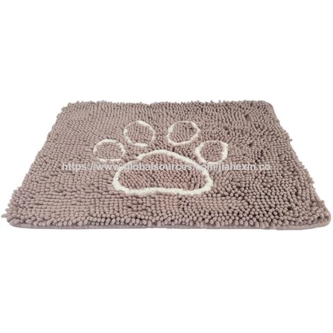 Alfombra de Chenilla Suave con Bordado (EMB) para Mascotas - Ideal para Áreas de Actividad de Mascotas for sale at factory direct price