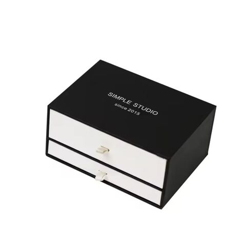 Schiebe-Schmuckschatulle aus Papier und Karton mit individuellem Logo für Manschettenarmbänder