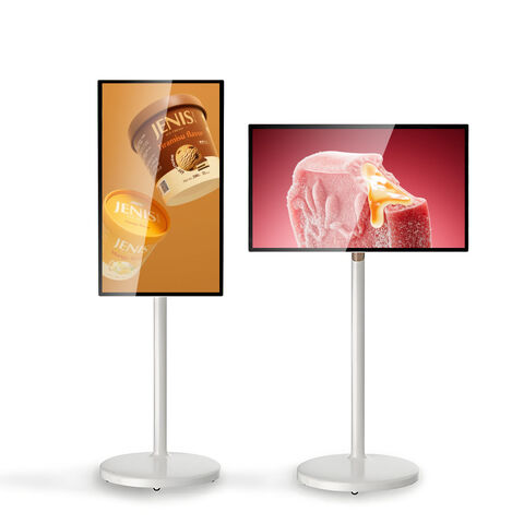 TV Android Pintar Portabel 27-32 Inci dengan Roda, TV Layar Sentuh Pintar 32 Inci, TV Pintar Portabel 4K for sale at factory direct price