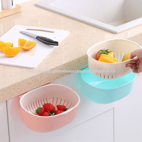 Cesta de drenaje de alta calidad, cesta de drenaje de doble capa, lavabo para verduras, cesta de drenaje, gran capacidad específica para cocina for sale at factory direct price