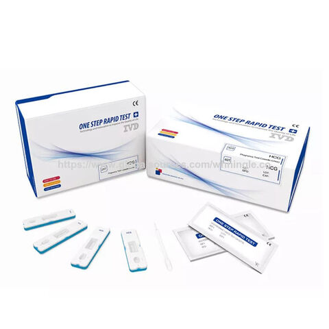 Prueba de Embarazo HCG en Orina de Un Paso para Mujeres / Prueba de Embarazo de Flujo Medio