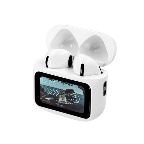 Auriculares Estéreo Sem Fio TWS Bluetooth com Ecrã Tátil - Fones de Ouvido Bluetooth para Negócios por Atacado